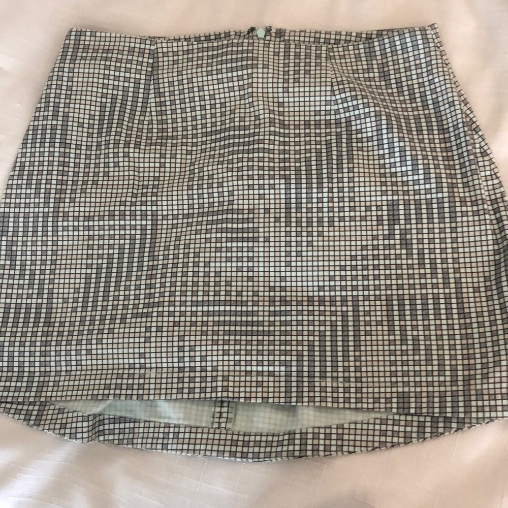 BCBG plaid green and blue skirt. Lightweight, comfortable